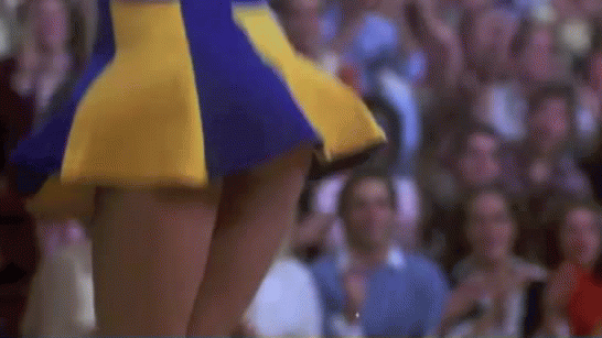 Screaming dildo lingerie cheerleaders
