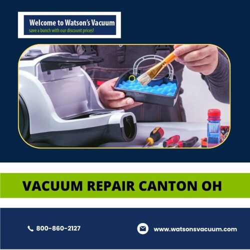 Is your vacuum losing suction or making strange noises? Watson's Vacuum in Canton, OH provides expert repairs for all brands at prices that won't break the bank. Call or stop by today - we'll have it running like new! Contact - https://www.watsonsvacuum.com/vacuum-repair-canton-oh/